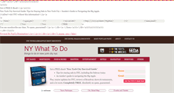 Desktop Screenshot of nywhattodo.com
